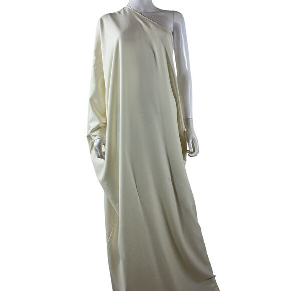 Beare Park One-Sleeve Cream Wool Gown Size 10 US - Picture 1 of 3